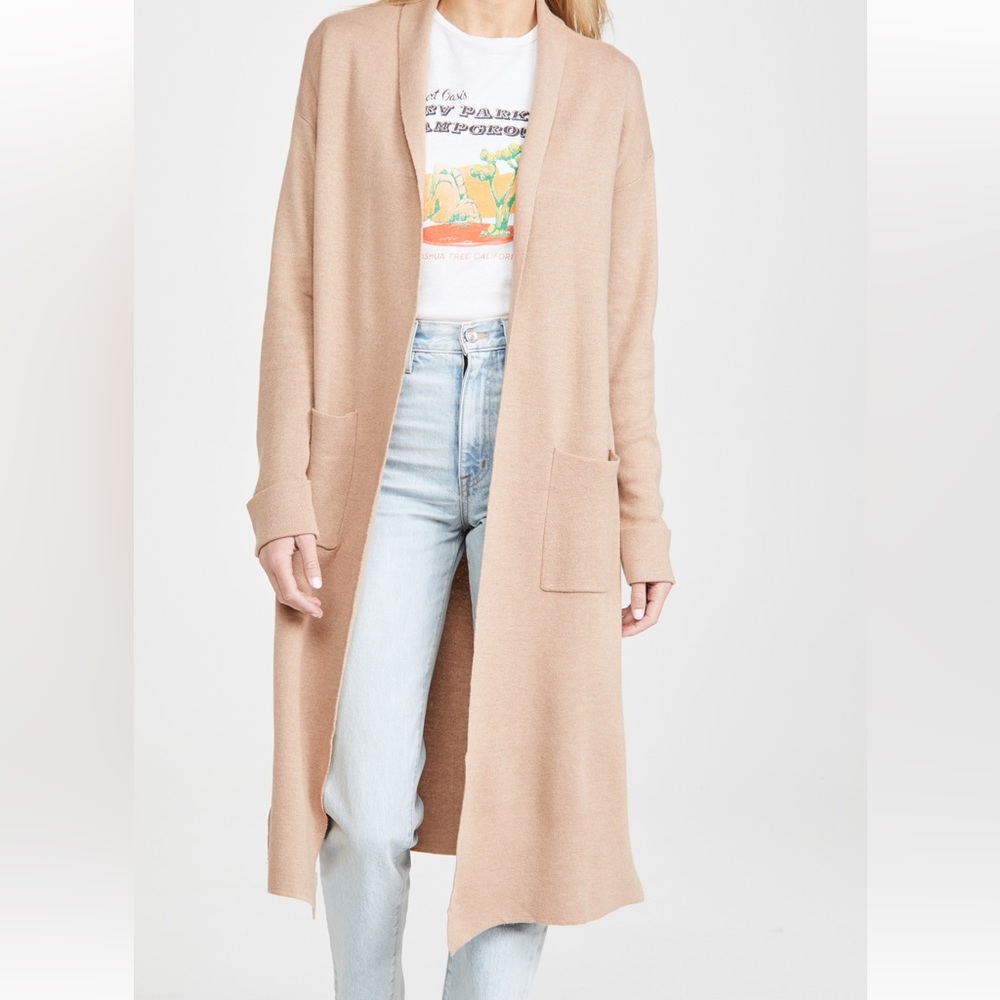 Line and Dot Duster Cardigan